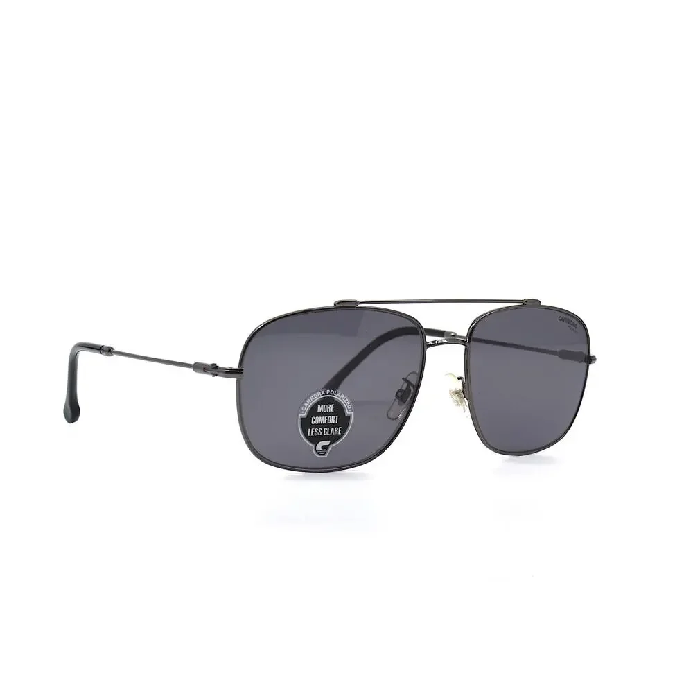 BRAND NEW CARRERA 182/F/S BLACK GREY POLARIZED AVIATOR SUNGLASSES